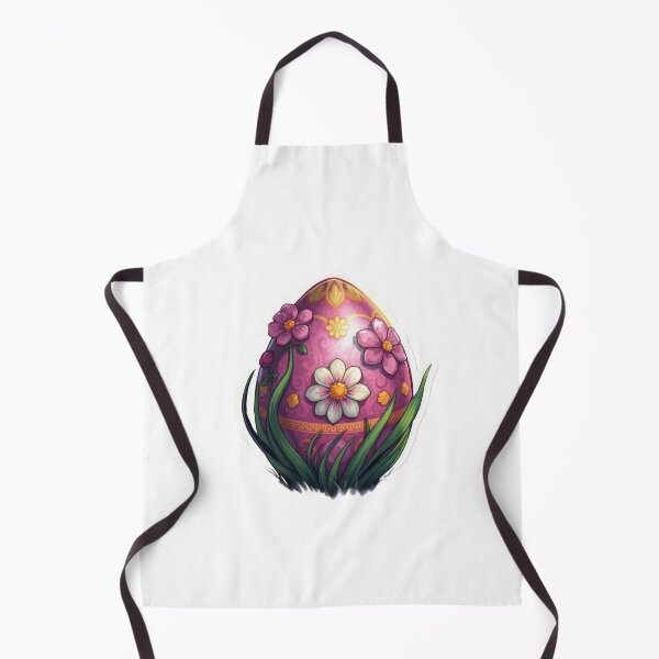 Item preview, Easter egg with flowers sticker ,egg,Happy Easter,Easter Day,easter illustration designed and sold by Expressions-Sel.