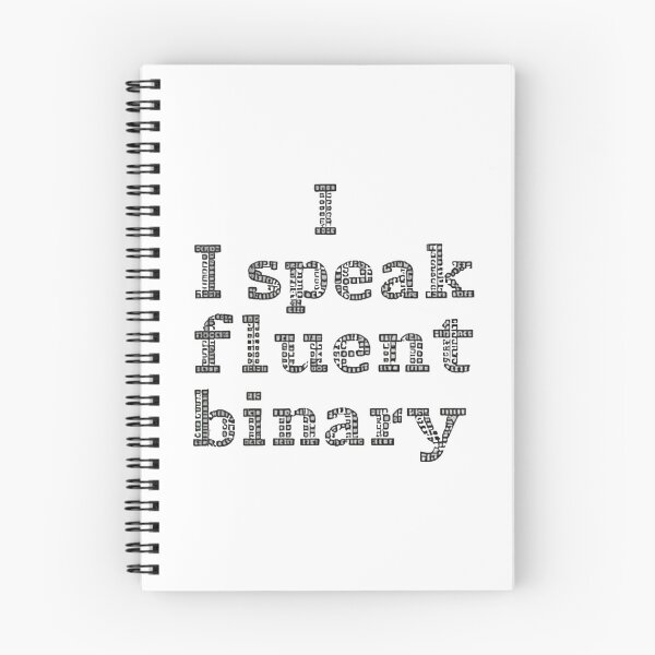 Item preview, I speak fluent binary designed and sold by MAF_Merch.