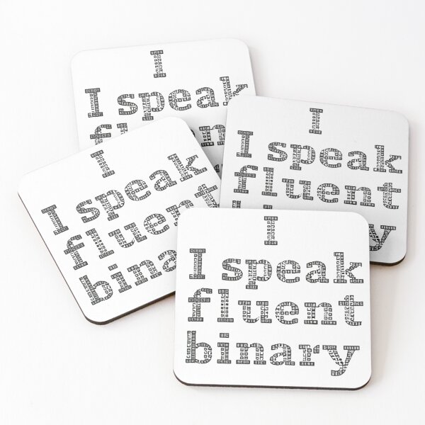 Item preview, I speak fluent binary designed and sold by MAF_Merch.