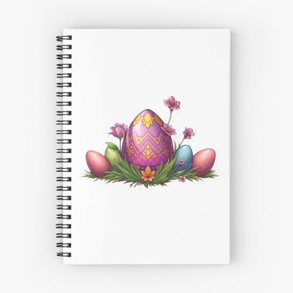 Item preview, Easter eggs with flowers ,eggs,Happy Easter,Easter Day,easter illustration designed and sold by Expressions-Sel.