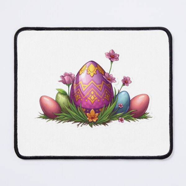 Item preview, Easter eggs with flowers ,eggs,Happy Easter,Easter Day,easter illustration designed and sold by Expressions-Sel.