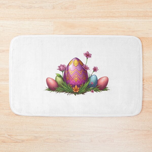 Item preview, Easter eggs with flowers ,eggs,Happy Easter,Easter Day,easter illustration designed and sold by Expressions-Sel.