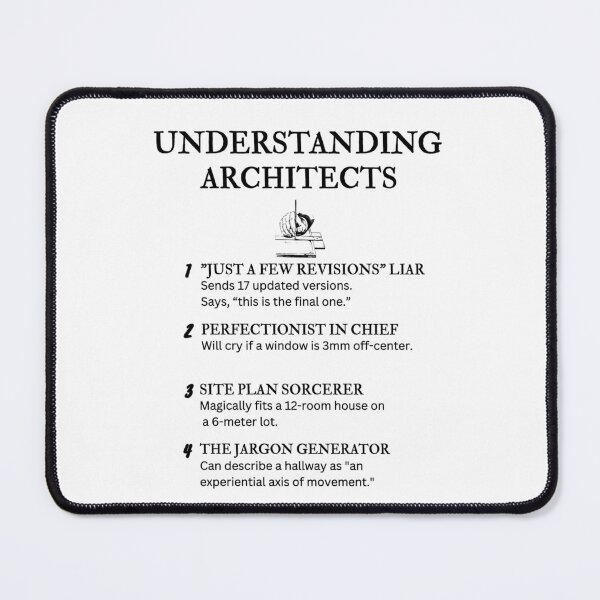 Item preview, Funny Architect Definitions – Architecture Humor Design designed and sold by PsyFlow35.