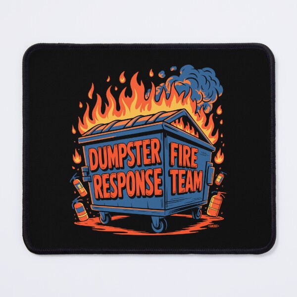 Item preview, Dumpster Fire Response Team Funny Work Gift Workplace Corporate designed and sold by w1ckerman.