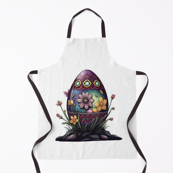 Item preview, Easter egg with flowers sticker,eggs,Happy Easter,Easter Day,easter illustration designed and sold by Expressions-Sel.