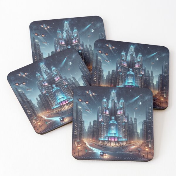 Item preview, Futuristic Utopia Metropolis designed and sold by nikkolaus.