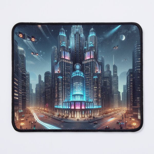Item preview, Futuristic Utopia Metropolis designed and sold by nikkolaus.