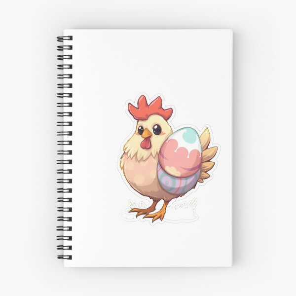 Item preview, Cute easter Chicken with egg sticker ,cute easter,Happy Easter,Easter Day,easter illustration designed and sold by Expressions-Sel.