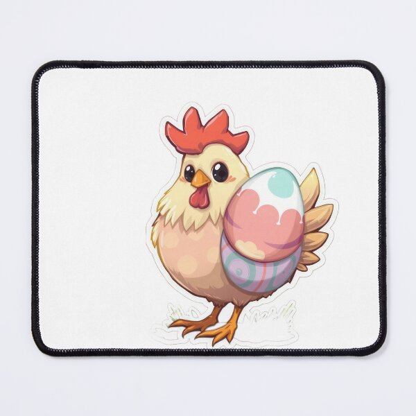 Item preview, Cute easter Chicken with egg sticker ,cute easter,Happy Easter,Easter Day,easter illustration designed and sold by Expressions-Sel.