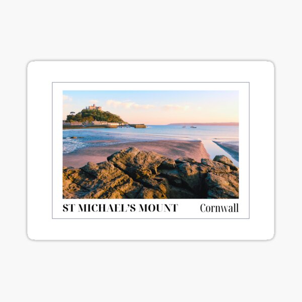 Item preview, St Michael's Mount, Cornwall designed and sold by DevonCornwallPrints.