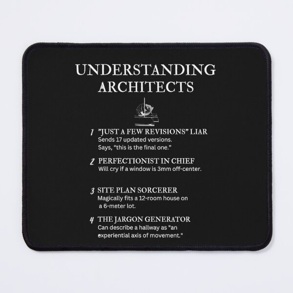 Item preview, Funny Architect Definitions – Architecture Humor Design –  Black designed and sold by PsyFlow35.