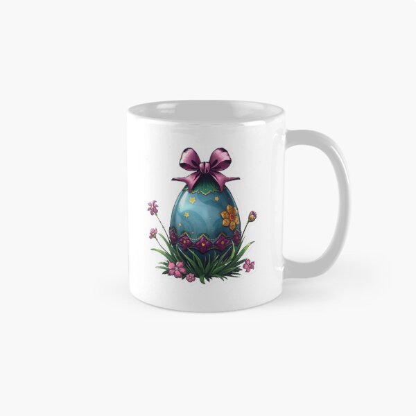 Item preview, Easter egg with a ribbon and flowers ,egg,Happy Easter,Easter Day,easter illustration designed and sold by Expressions-Sel.