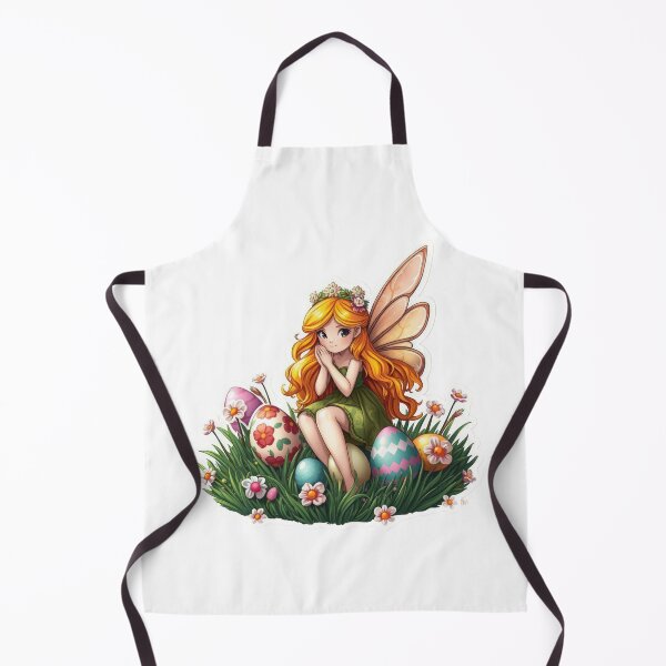 Item preview, cute Easter fairy with colored eggs Sticker,cute easter,Happy Easter,Easter Day,easter illustration designed and sold by Expressions-Sel.