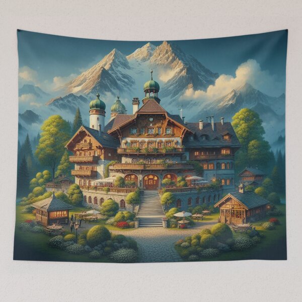 Item preview, Alpine Mountain Lodge Dreams designed and sold by nikkolaus.