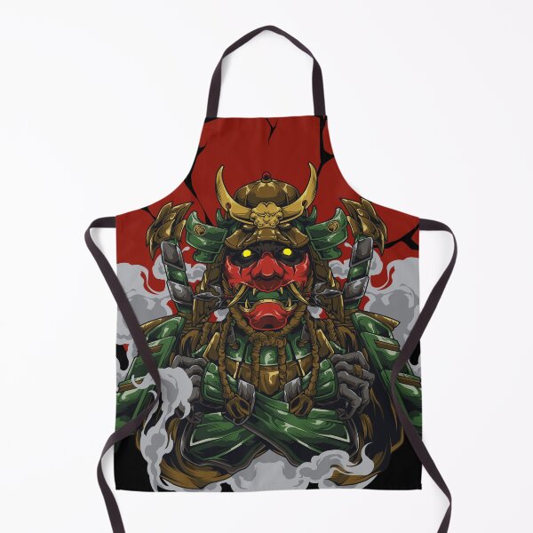 Aperçu de l'œuvre Masque Oni féroce - 4 créée et vendue par Roy Art World.