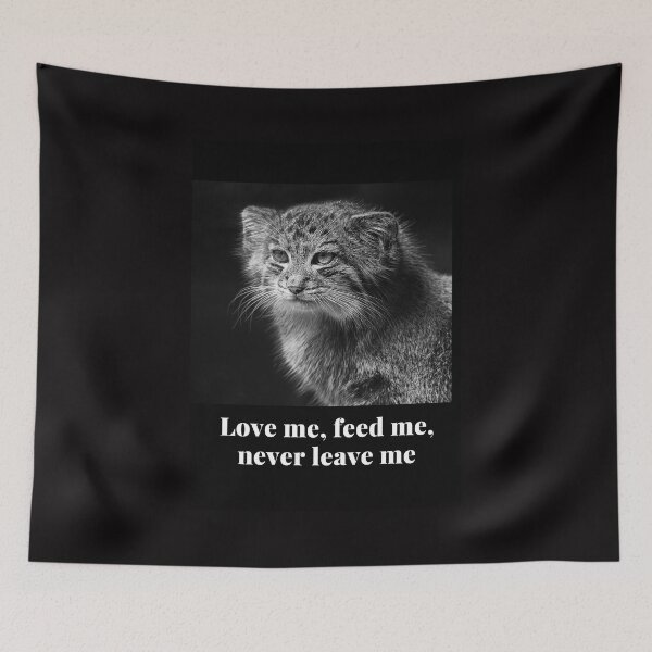 Item preview,  cat love me feedme designed and sold by SKYSHOP007.