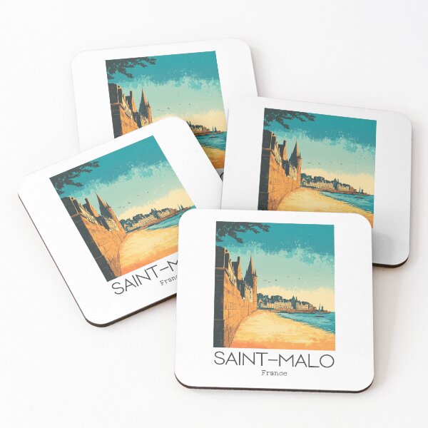 Item preview, A Vintage Illustration of Saint-Malo - France  designed and sold by GoodOldVintage.