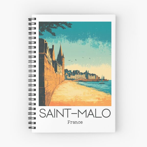 Item preview, A Vintage Illustration of Saint-Malo - France  designed and sold by GoodOldVintage.