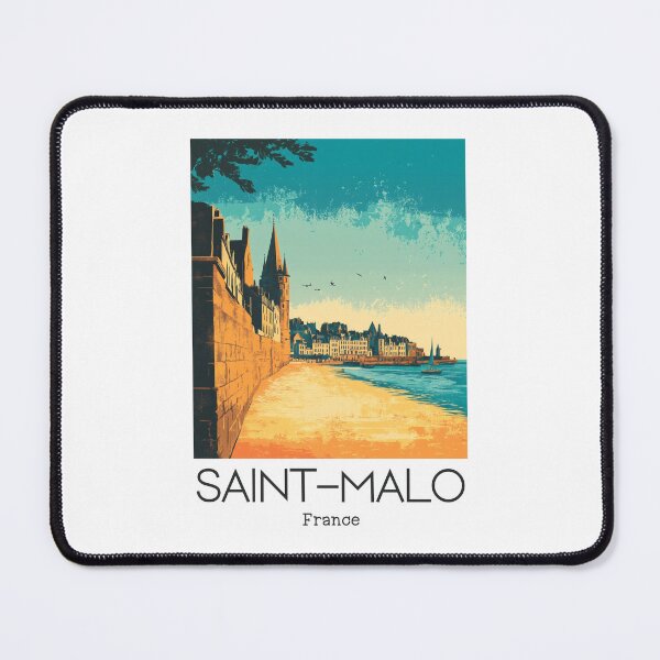 Item preview, A Vintage Illustration of Saint-Malo - France  designed and sold by GoodOldVintage.
