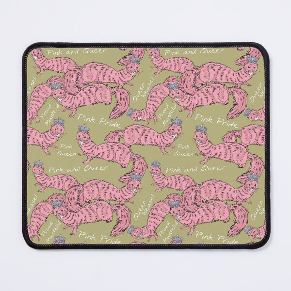 Item preview, Proud Pink weasel designed and sold by belettelepink.
