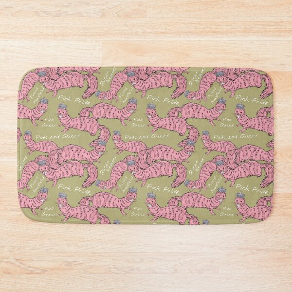 Item preview, Proud Pink weasel designed and sold by belettelepink.