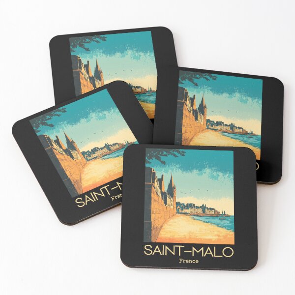 Item preview, A Vintage Illustration of Saint-Malo - France  designed and sold by GoodOldVintage.