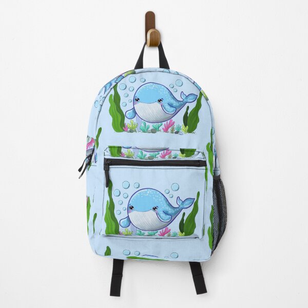 Item preview, Kawaii whale having a blast designed and sold by altairaleon.