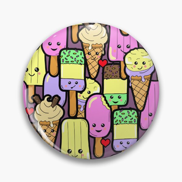 Item preview, Cute Kawaii Food Pattern designed and sold by HotHibiscus.