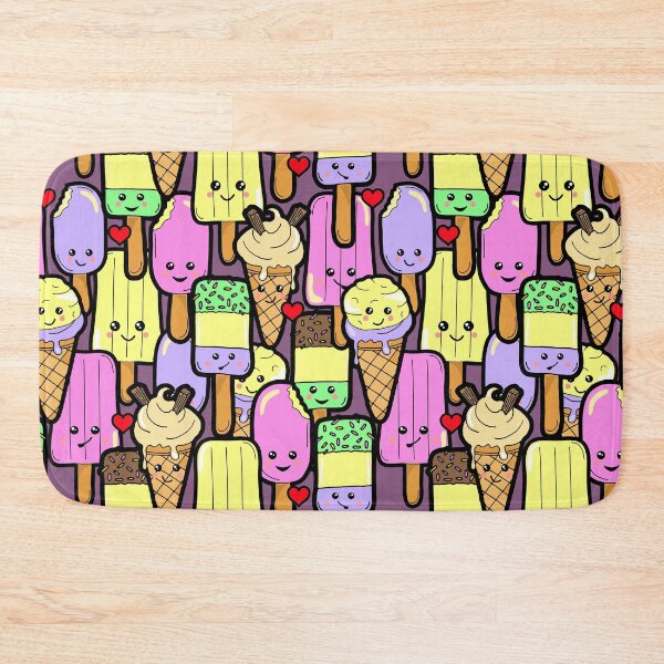 Item preview, Cute Kawaii Food Pattern designed and sold by HotHibiscus.