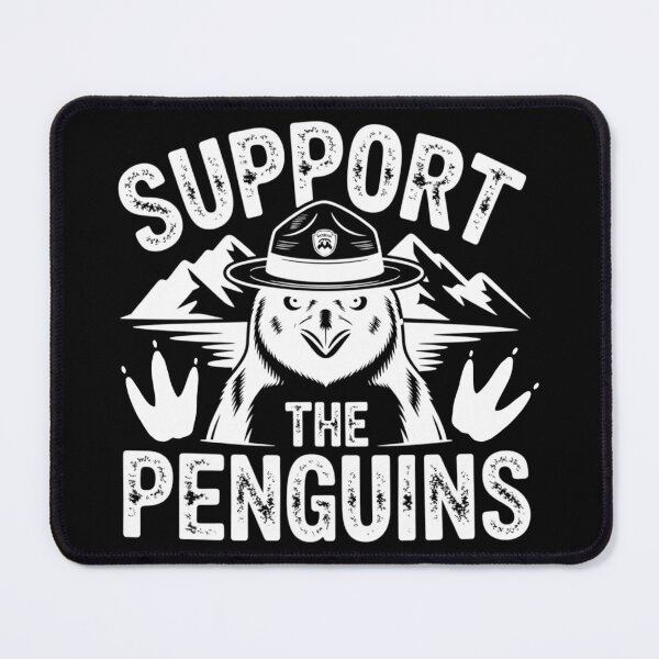 Item preview, Support the Penguins , Funny Animal Protest designed and sold by Teetreasure2.