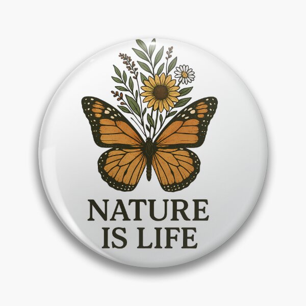 Item preview, Nature Is Life: Butterfly & Sunflower designed and sold by BotanicaHaus.
