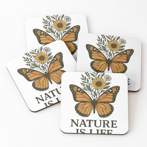 Item preview, Nature Is Life: Butterfly & Sunflower designed and sold by BotanicaHaus.