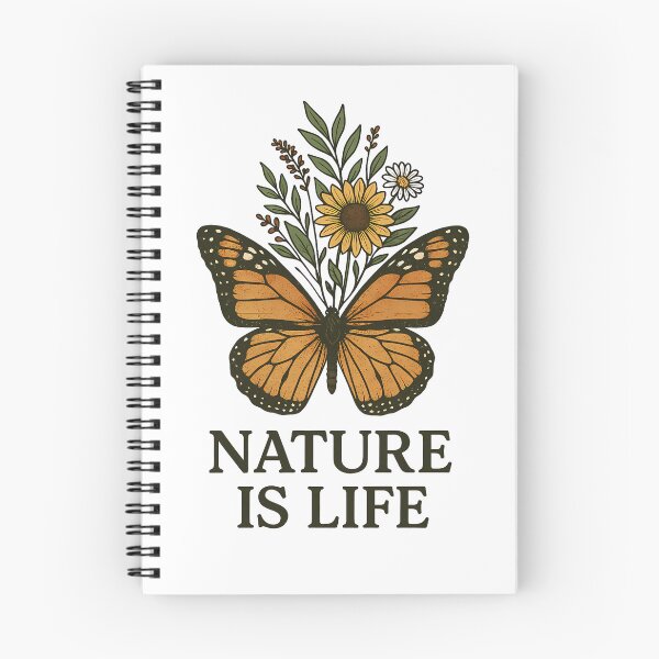 Item preview, Nature Is Life: Butterfly & Sunflower designed and sold by BotanicaHaus.