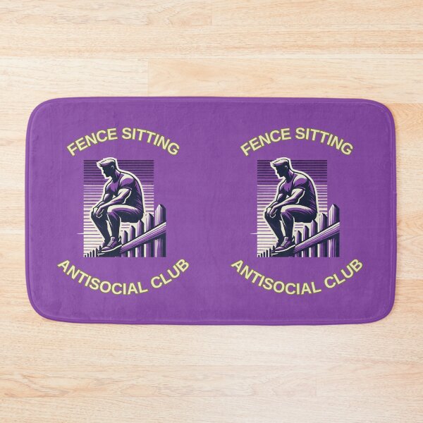 Item preview, Fence Sitting Antisocial Club designed and sold by TrendsLook.