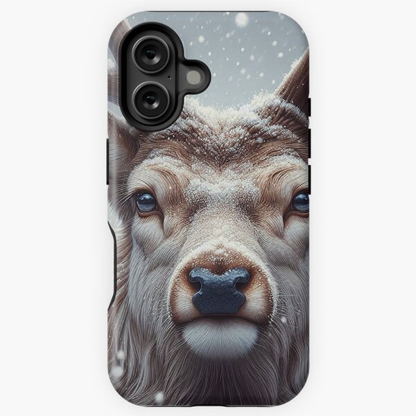 Item preview, Stag in the Winter Storm designed and sold by nikkolaus.