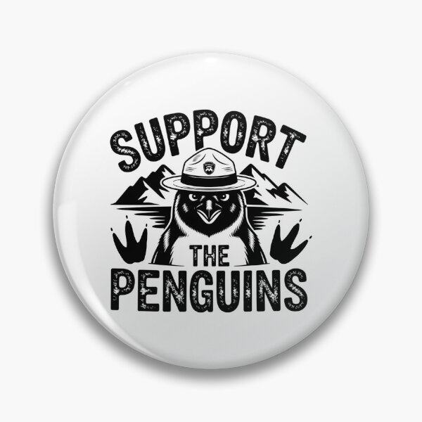 Item preview, Support the Penguins , Funny Animal Protest designed and sold by Teetreasure2.