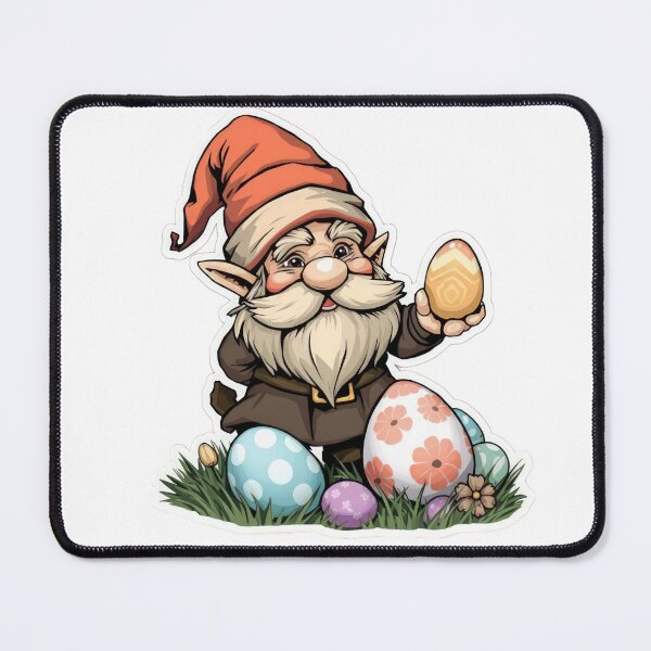 Item preview, easter with dwarf eggs Sticker,funny easter,Happy Easter,Easter Day,easter illustration designed and sold by Expressions-Sel.