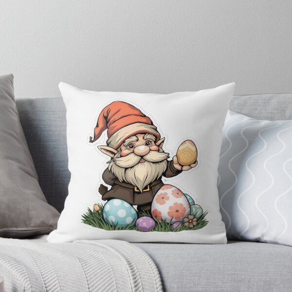 Artikel-Vorschau von Ostern mit Zwergei -Aufkleber, lustiger Ostern, Frohe Ostern, Ostertag, Ostern Illustration, designt und verkauft von Expressions-Sel.