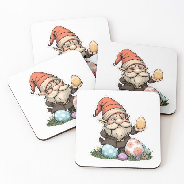 Item preview, easter with dwarf eggs Sticker,funny easter,Happy Easter,Easter Day,easter illustration designed and sold by Expressions-Sel.