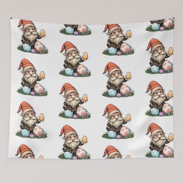Item preview, easter with dwarf eggs Sticker,funny easter,Happy Easter,Easter Day,easter illustration designed and sold by Expressions-Sel.
