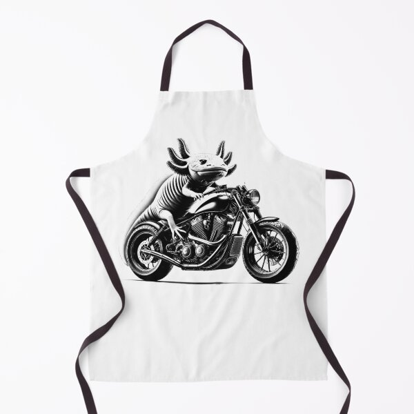 Item preview, Cool Axolotl Riding a Motorcycle Biker Axolotl Lover designed and sold by Kimberley King Art King Art.