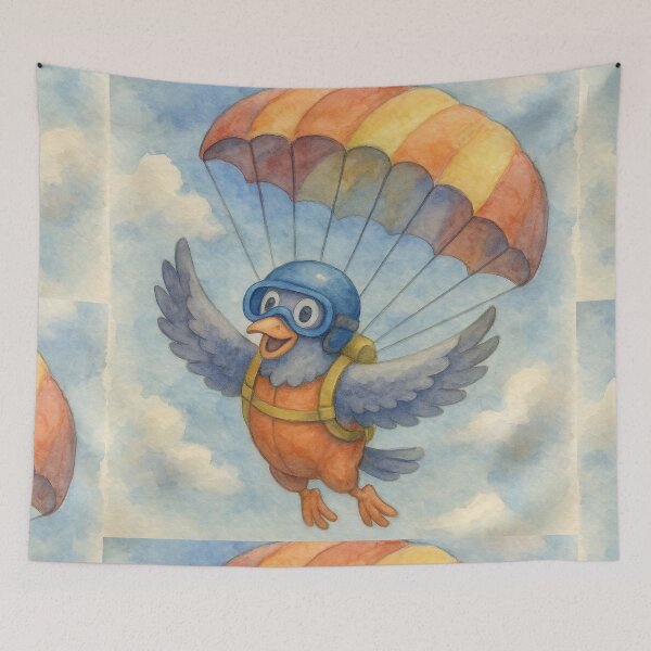 Item preview, The Amazing Pigeon skydiving designed and sold by LOveStOrSidE.