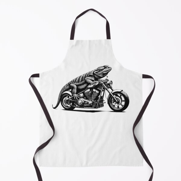Item preview, Cool Bearded Dragon Riding a Motorcycle Biker Bearded Dragon Lover designed and sold by Kimberley King Art King Art.