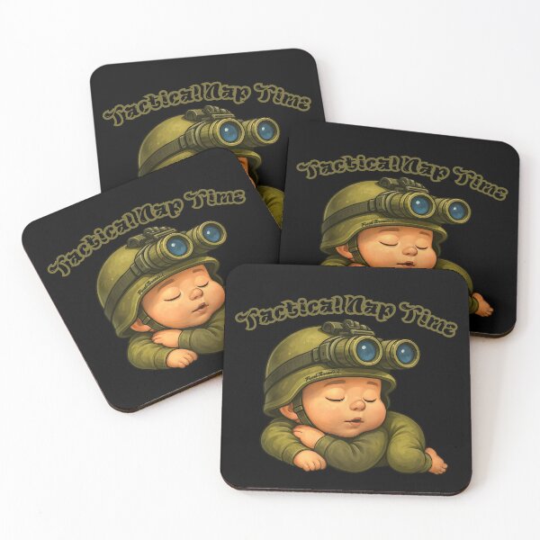 Item preview, Tactical Nap Time – Nap Force Unit: Cute Baby Soldier in Combat Gear designed and sold by Fresh-Threads-X.