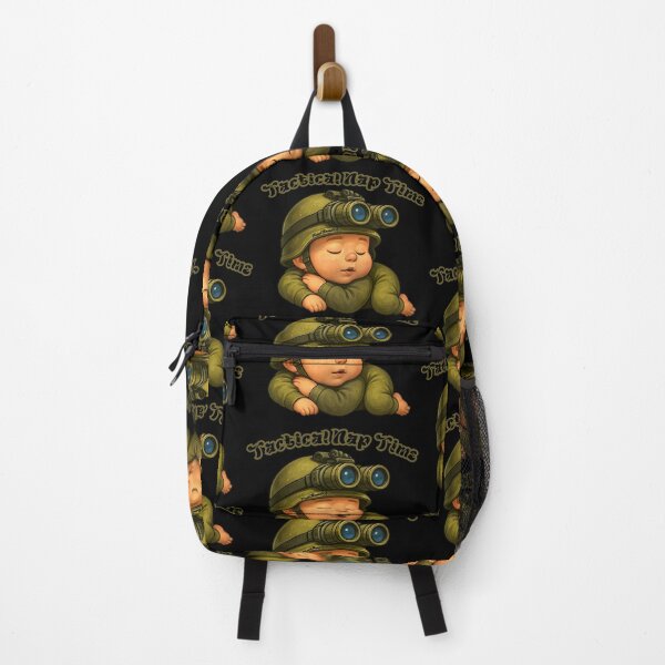 Item preview, Tactical Nap Time – Nap Force Unit: Cute Baby Soldier in Combat Gear designed and sold by Fresh-Threads-X.