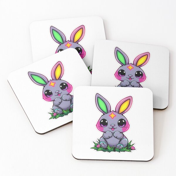 Item preview, cute Easter purple space bunny Sticker,cute easter,Happy Easter,Easter Day,easter illustration designed and sold by Expressions-Sel.