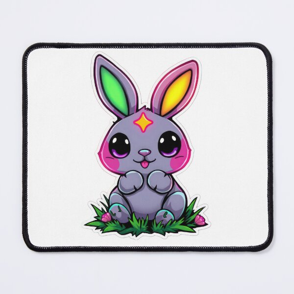 Item preview, cute Easter purple space bunny Sticker,cute easter,Happy Easter,Easter Day,easter illustration designed and sold by Expressions-Sel.
