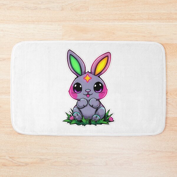 Item preview, cute Easter purple space bunny Sticker,cute easter,Happy Easter,Easter Day,easter illustration designed and sold by Expressions-Sel.