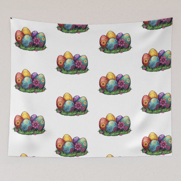 Item preview, Easter eggs in the grass ,Happy Easter,Easter Day,easter illustration designed and sold by Expressions-Sel.