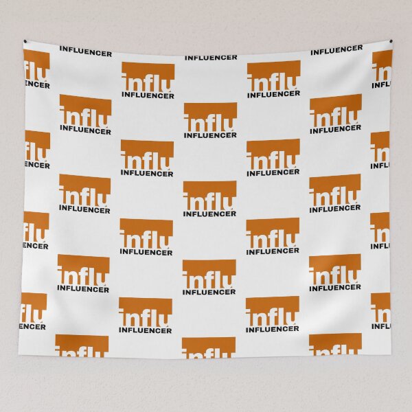 Item preview, influ - INFLUENCER (content orange) designed and sold by FlipStitch Tees.
